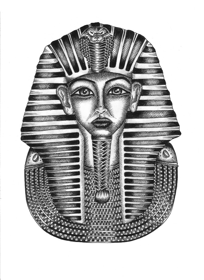 Egyptian Sphinx Pic Drawing