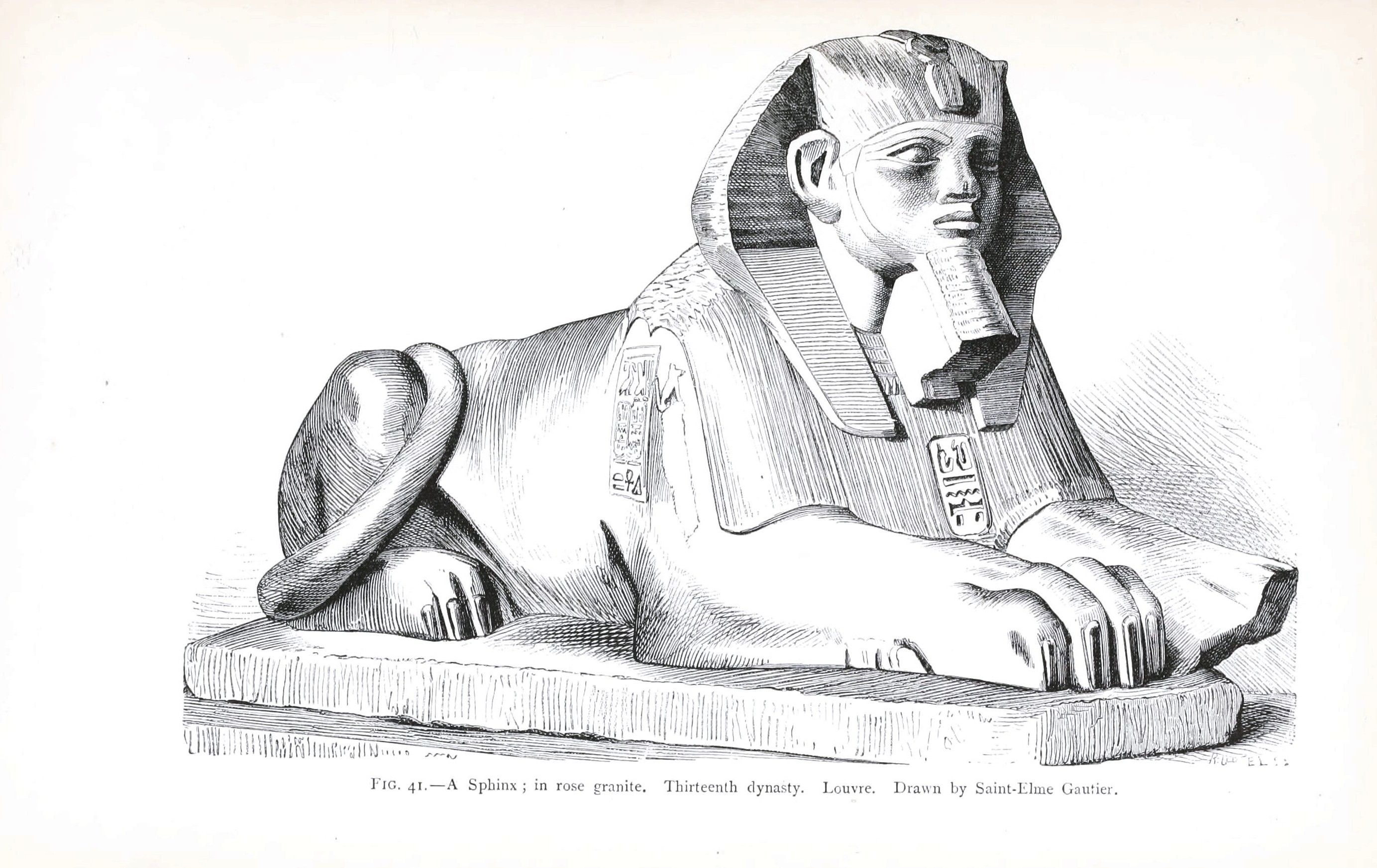 Egyptian Sphinx Sketch