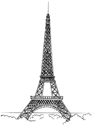 Eiffel Tower Best Drawing