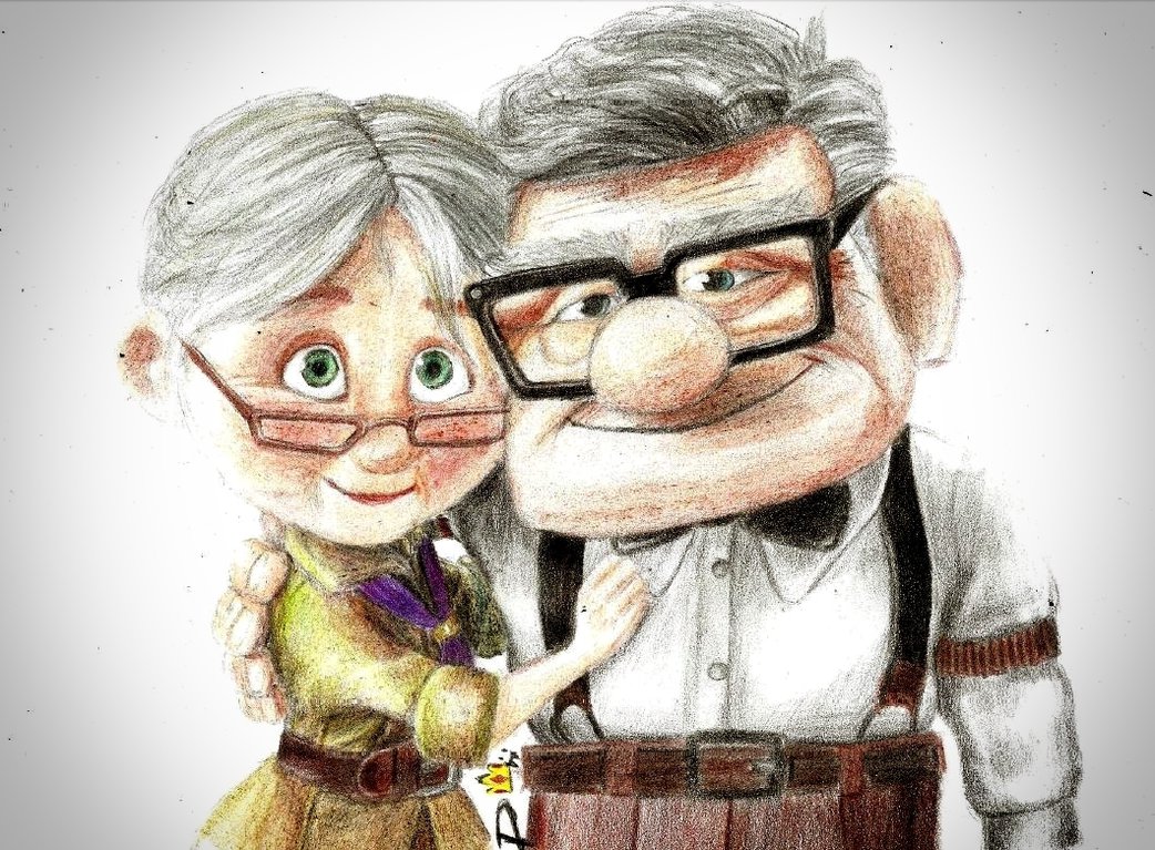 Ellie And Carl Sketch