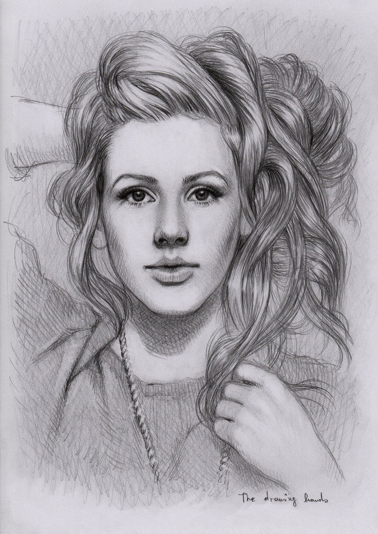 Ellie Goulding Image Drawing