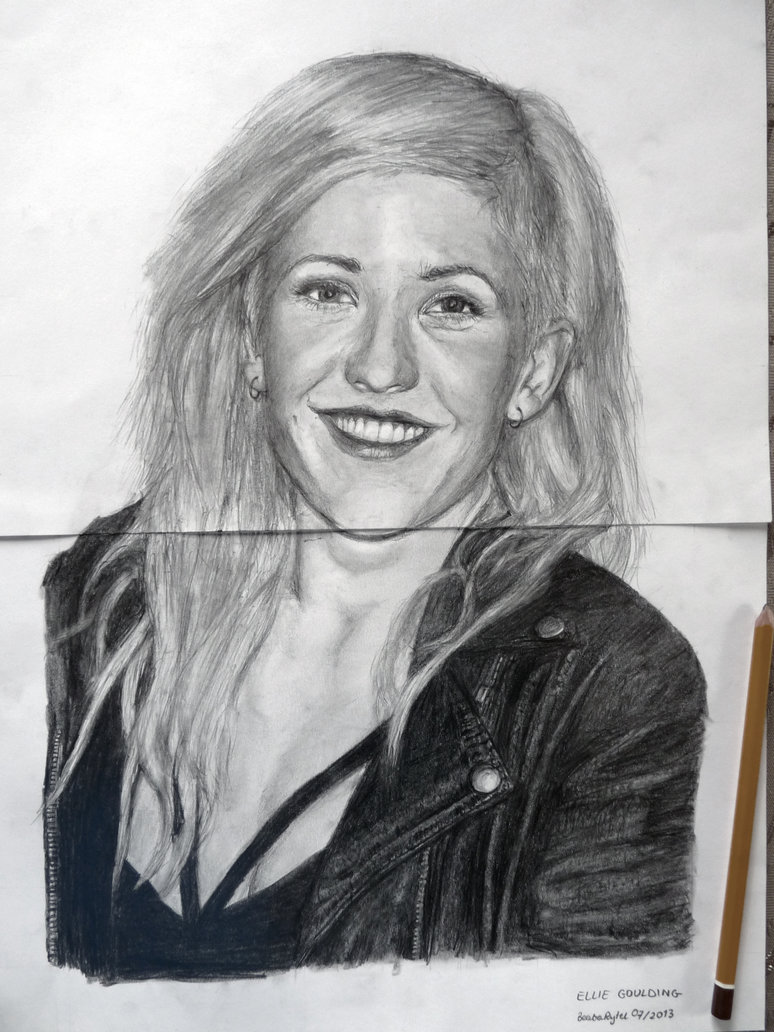 Ellie Goulding Photo Drawing