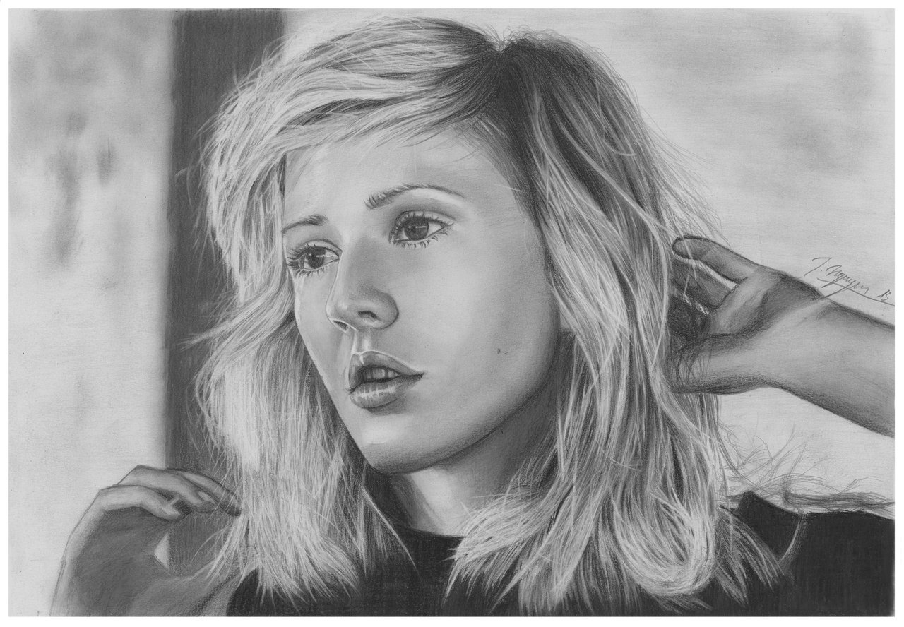 Ellie Goulding Picture Drawing