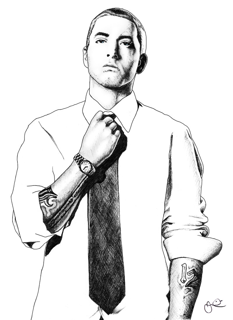 Eminem Pic Drawing