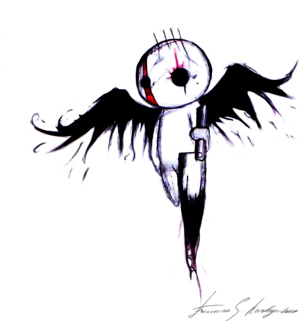 Emo Angel Drawing Pic