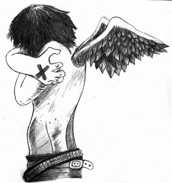 Emo Angel Picture Drawing