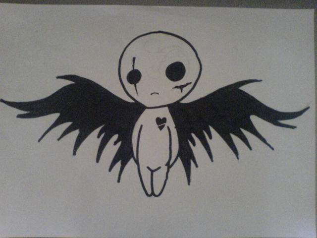 Emo Angel Sketch