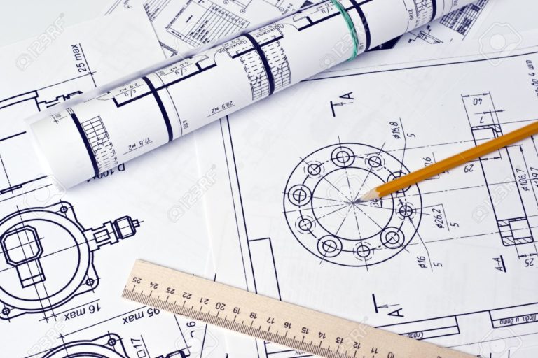 Engineering Bolt Picture Drawing