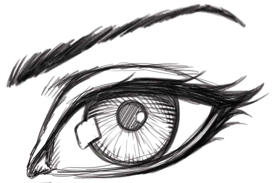 Eye Picture Drawing
