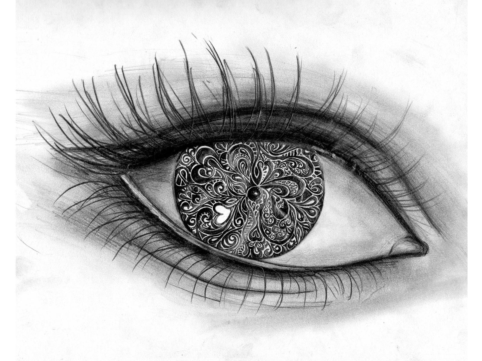 Eyes Tattoo Sketch