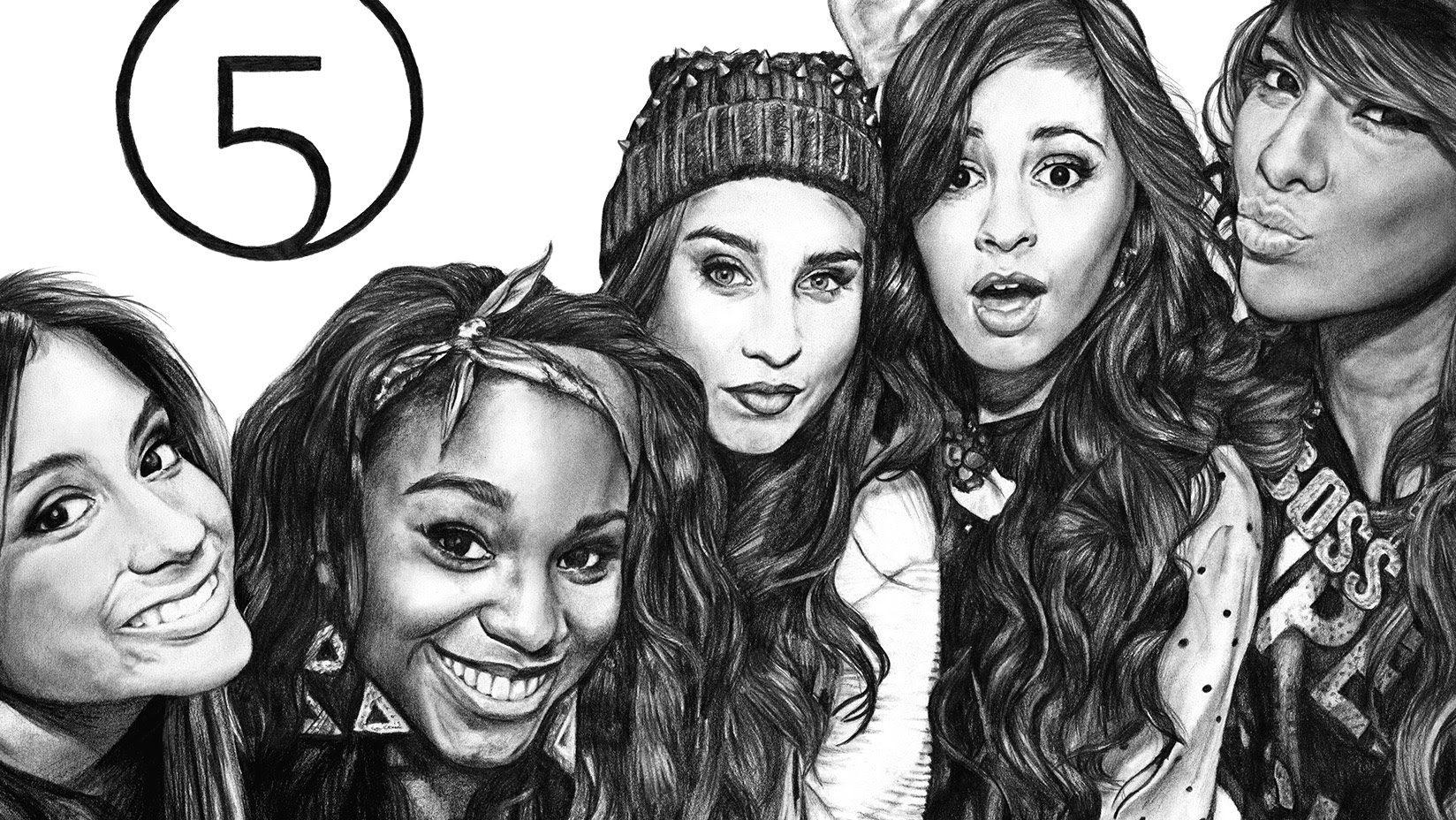 Fifth Harmony Beautiful Image Drawing