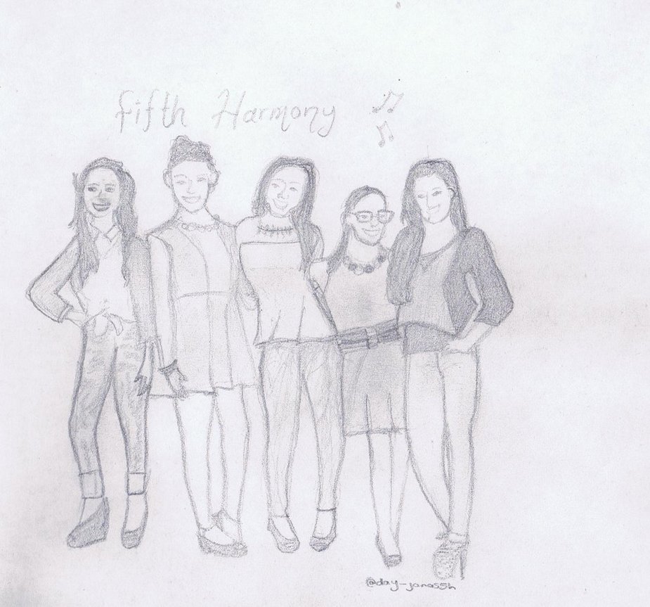 Fifth Harmony Pic Drawing