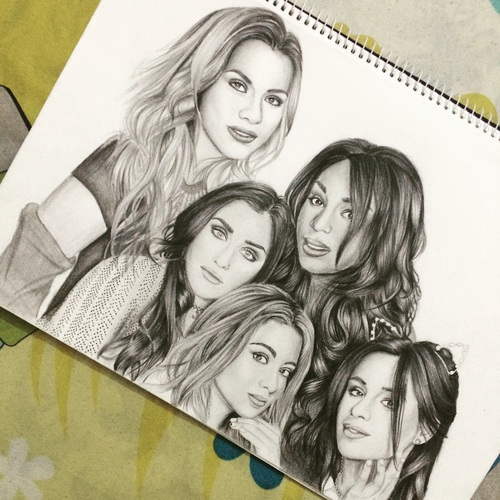Fifth Harmony Realistic Drawing