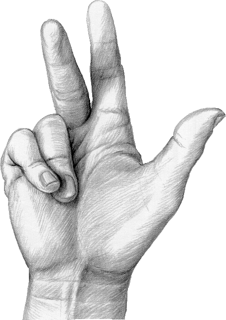 Fingers Picture Drawing