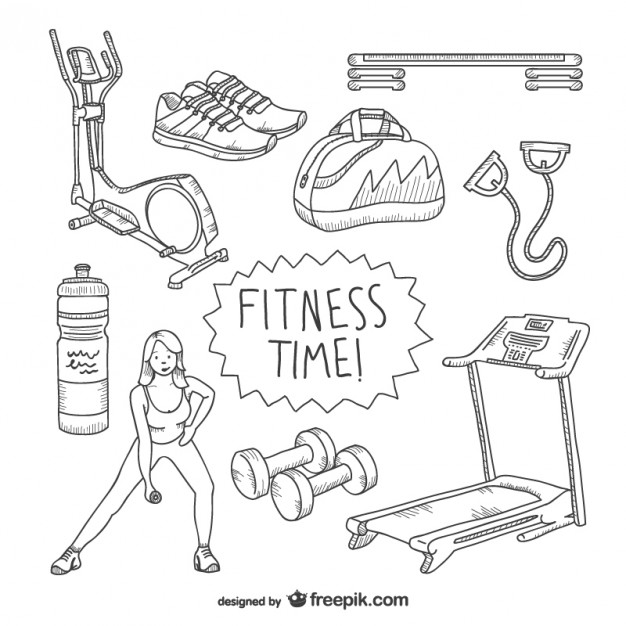 Fitness Drawing Pic