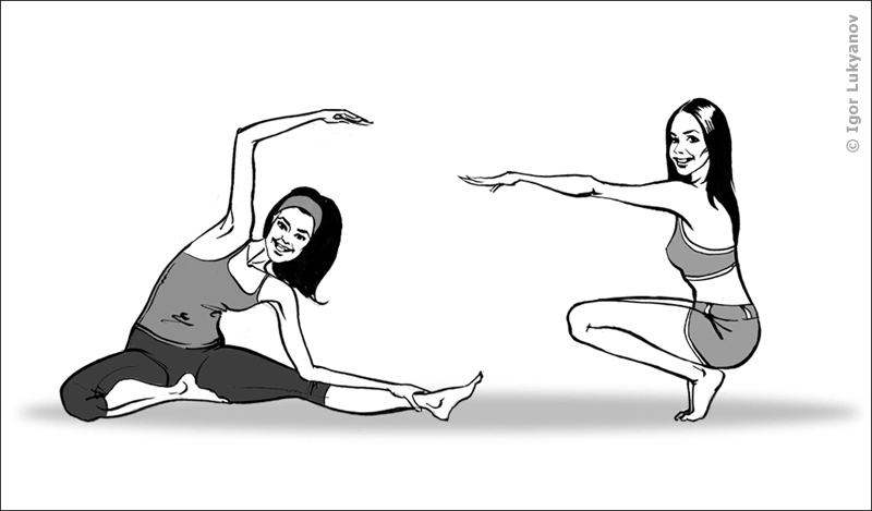 Fitness Picture Drawing