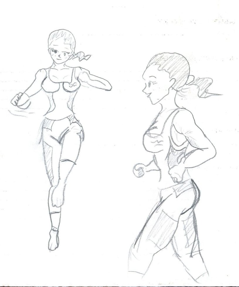 Fitness Realistic Drawing