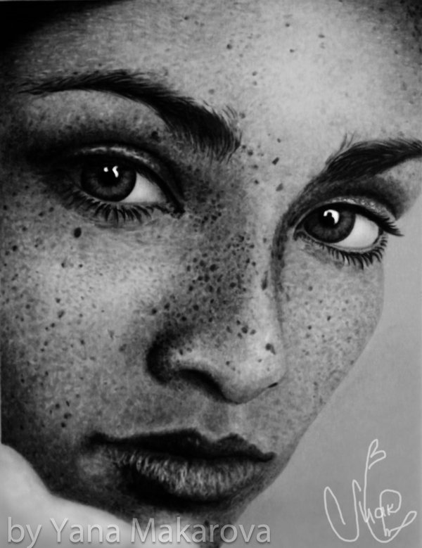 Freckles Amazing Drawing