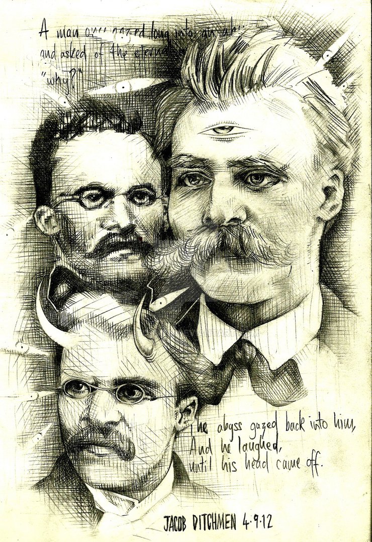 Friedrich Nietzsche Beautiful Image Drawing
