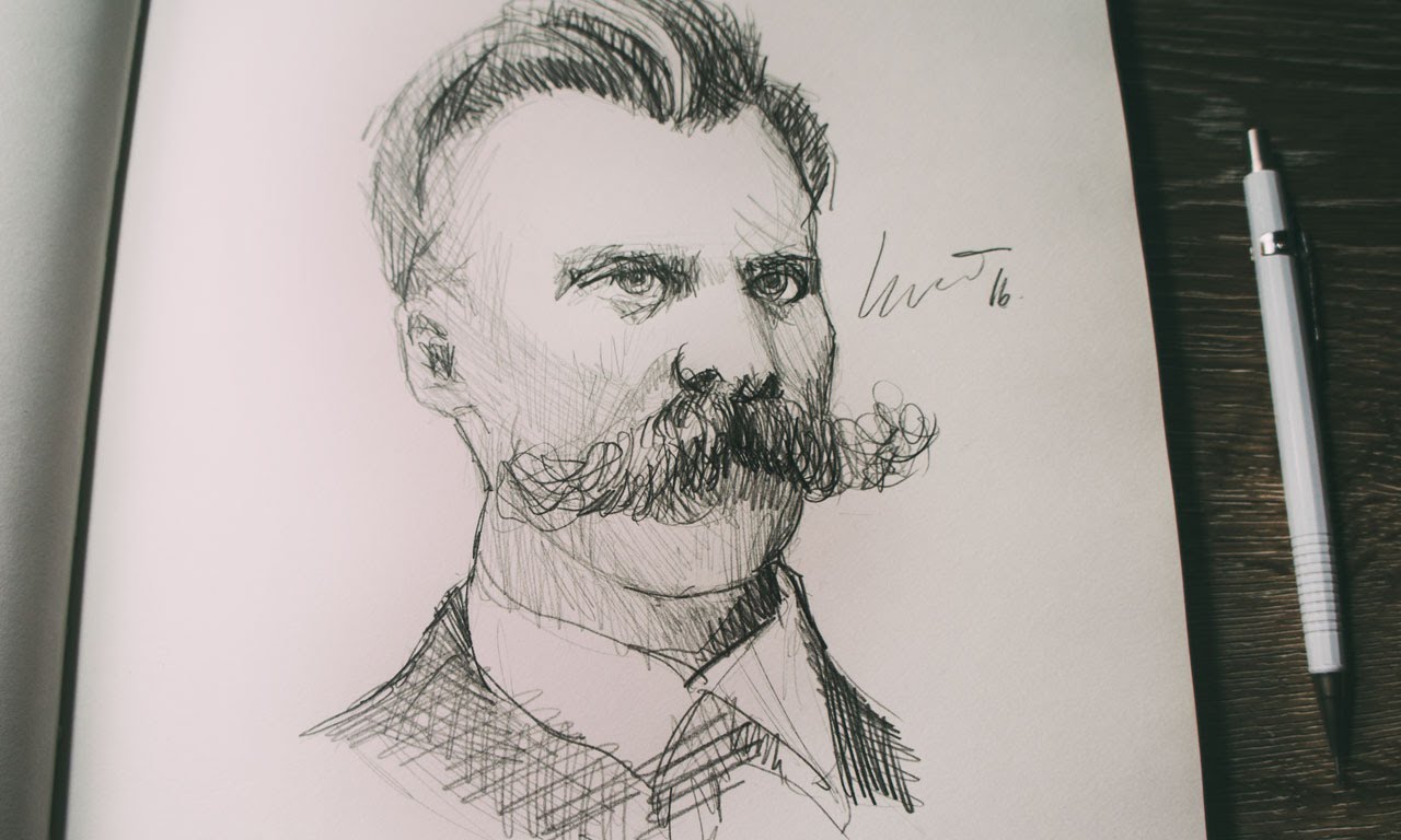 Friedrich Nietzsche Best Drawing