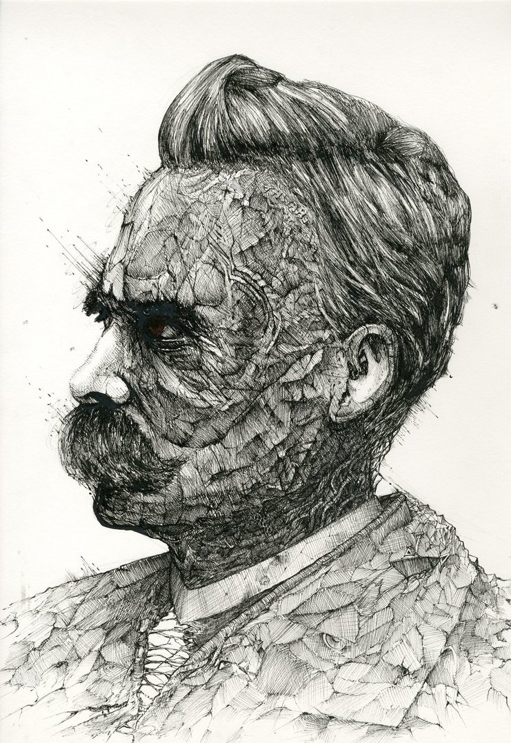 Friedrich Nietzsche Drawing Image