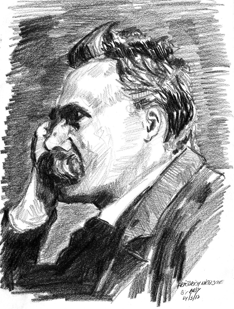Friedrich Nietzsche Drawing