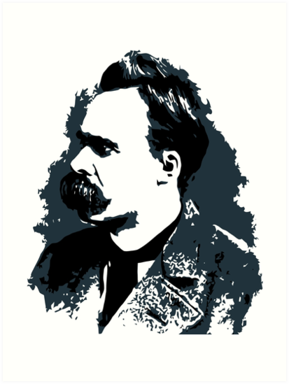 Friedrich Nietzsche Image Drawing