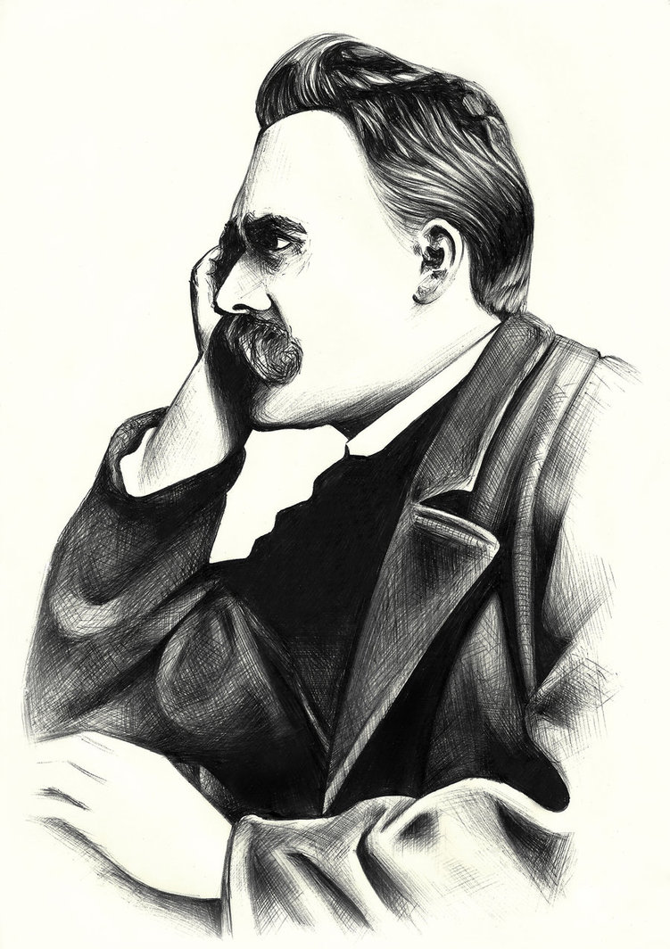 Friedrich Nietzsche Sketch