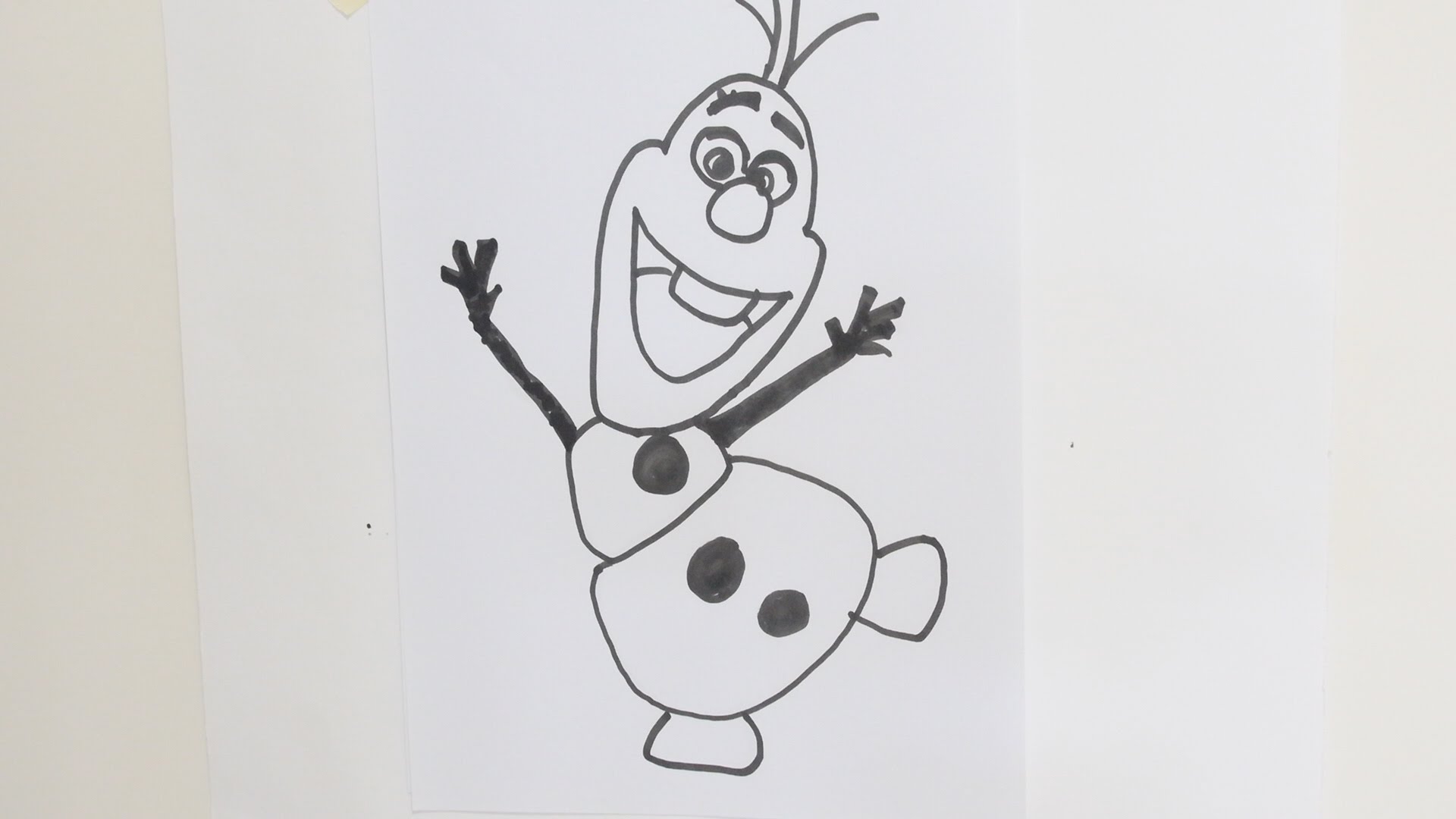 Frozen Olaf Pic Drawing