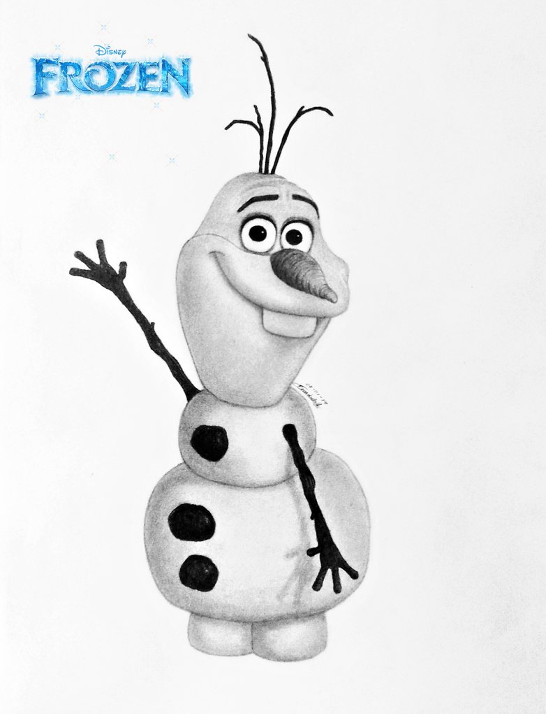 Frozen Olaf Sketch - Drawing Skill