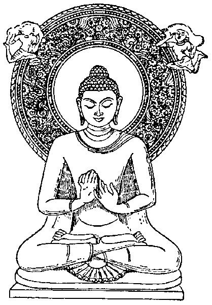 Gautama Buddha Photo Drawing