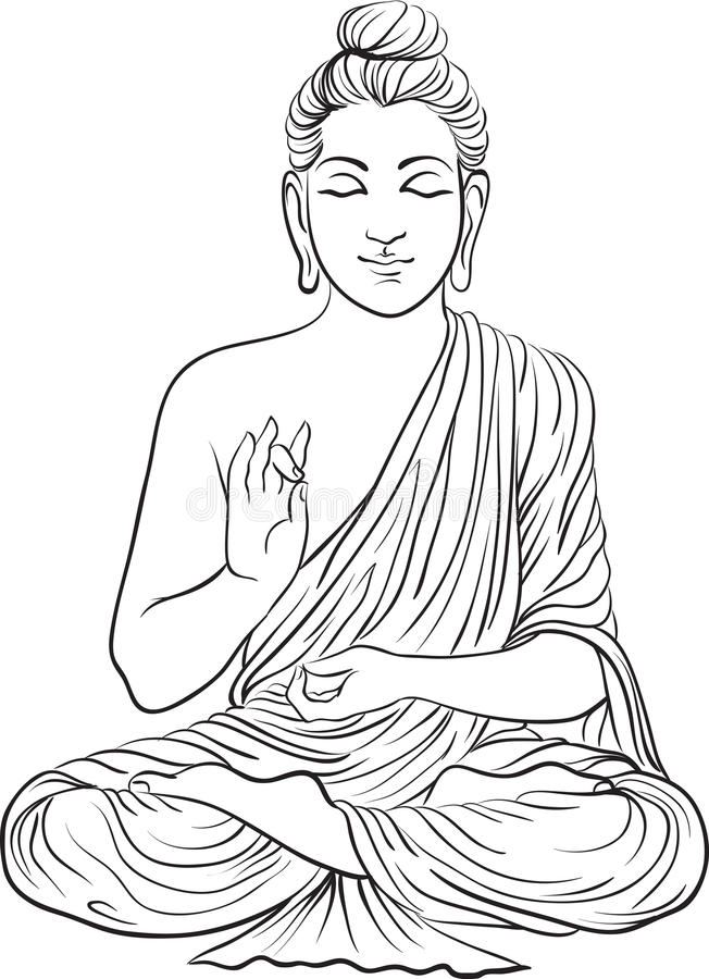 Life Beyond Boredom: Buddha - A Pencil Sketch (2)