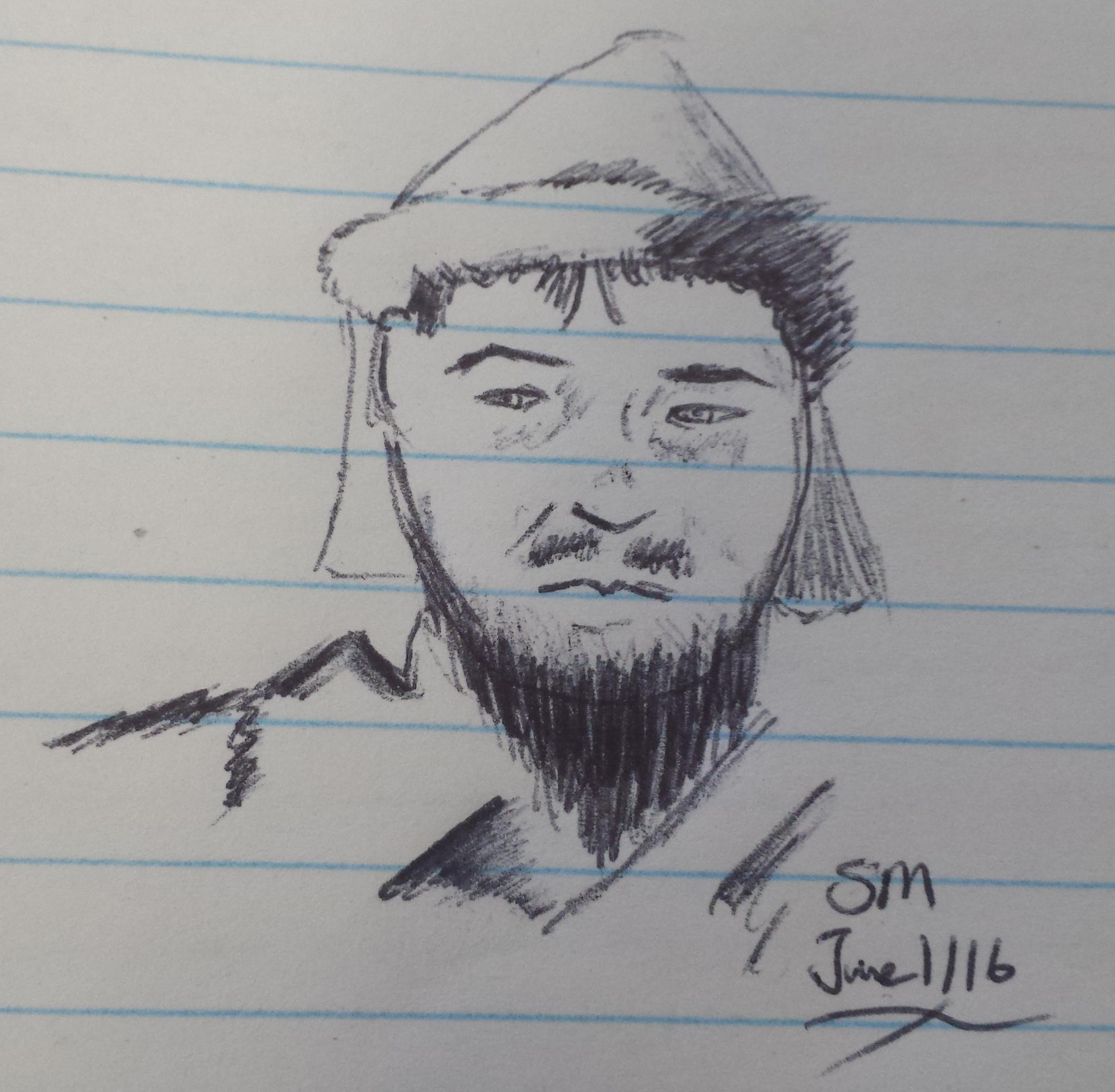 Genghis Khan Drawing