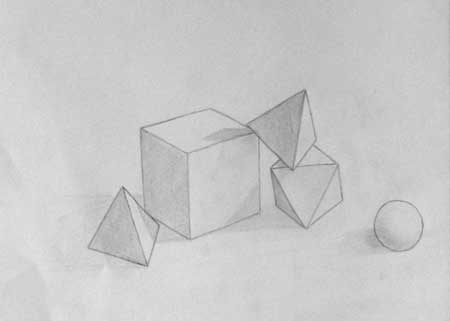 Geometric Shape Pic Drawing