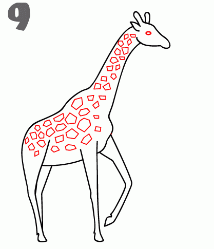 Giraffe Amazing Drawing