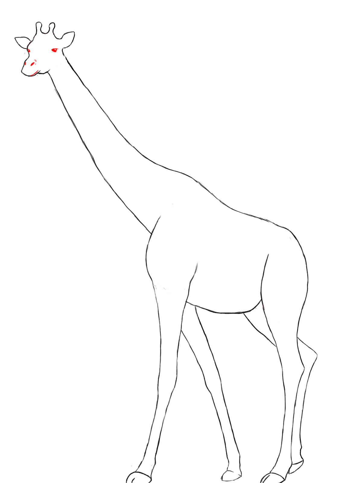 Giraffe Best Drawing