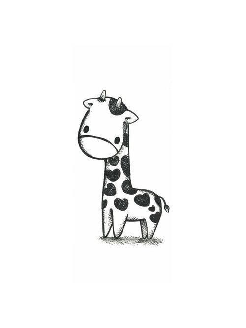 Giraffe Drawing Pic