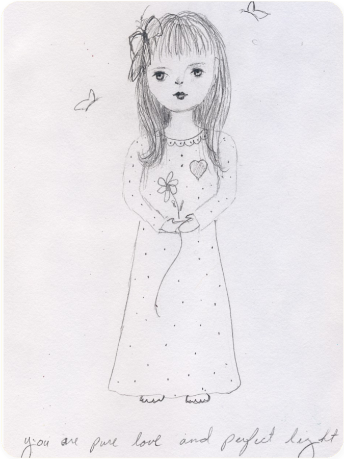 Girl Drawing Art