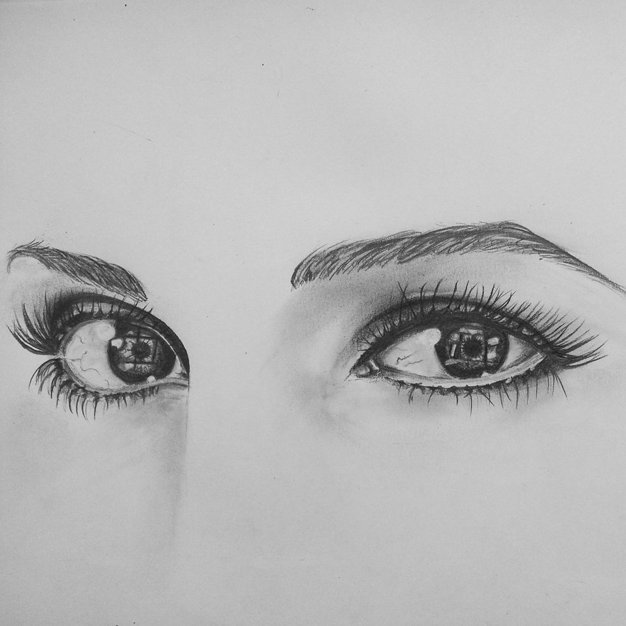 Girls Eyes Beautiful Image Drawing - Drawing Skill