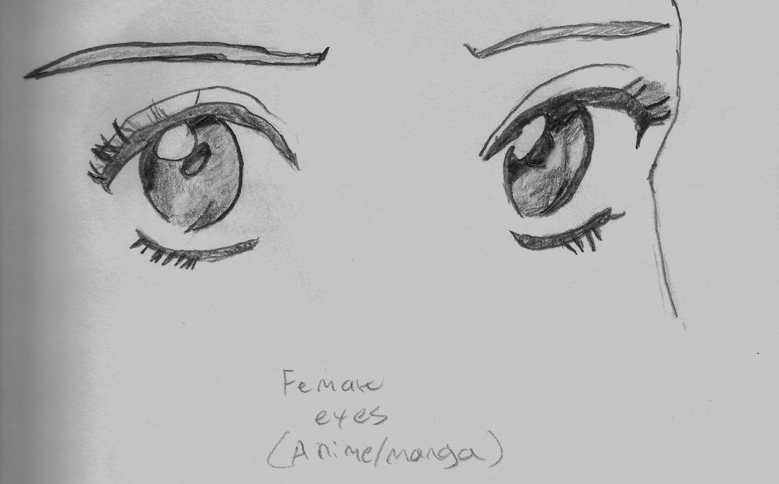 Girls Eyes Photo Drawing