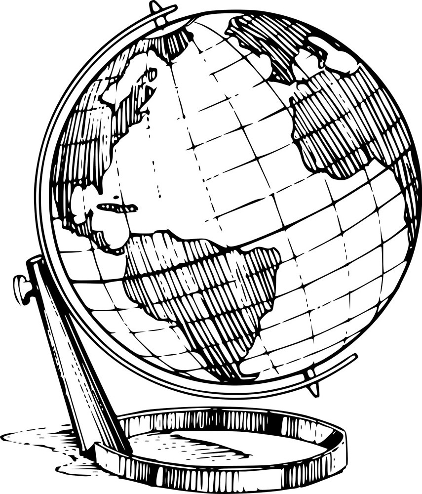 Globe Image Drawing