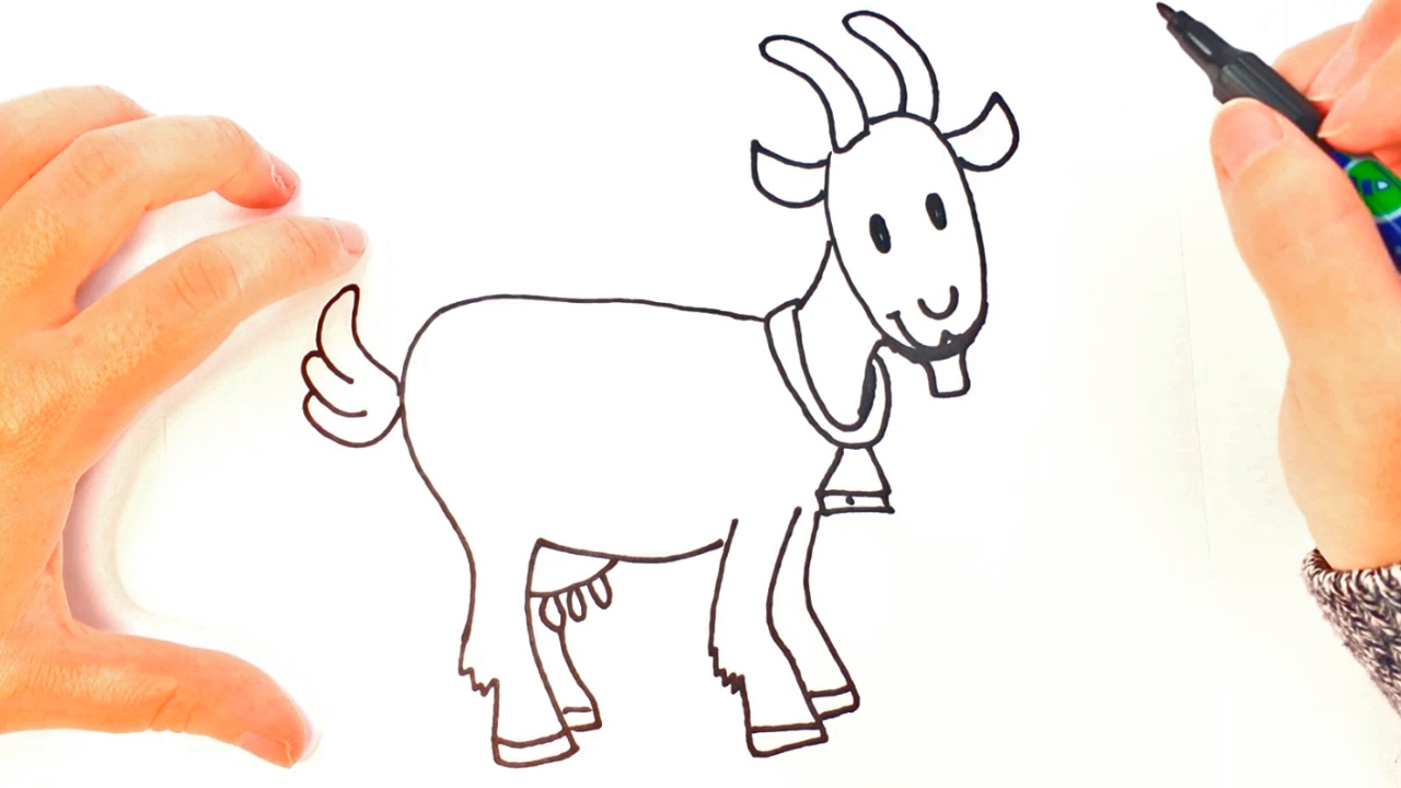 Goat High-Quality Drawing