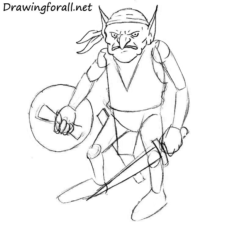 Goblin Realistic Drawing