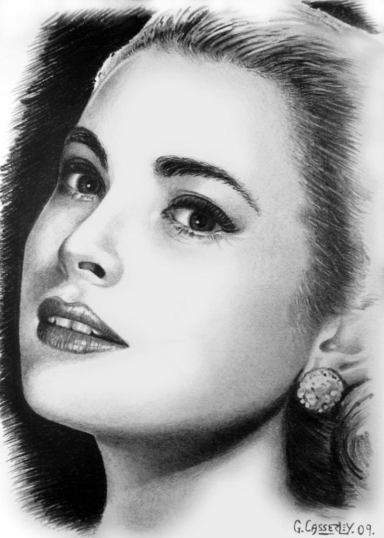 Grace Kelly Photo Drawing