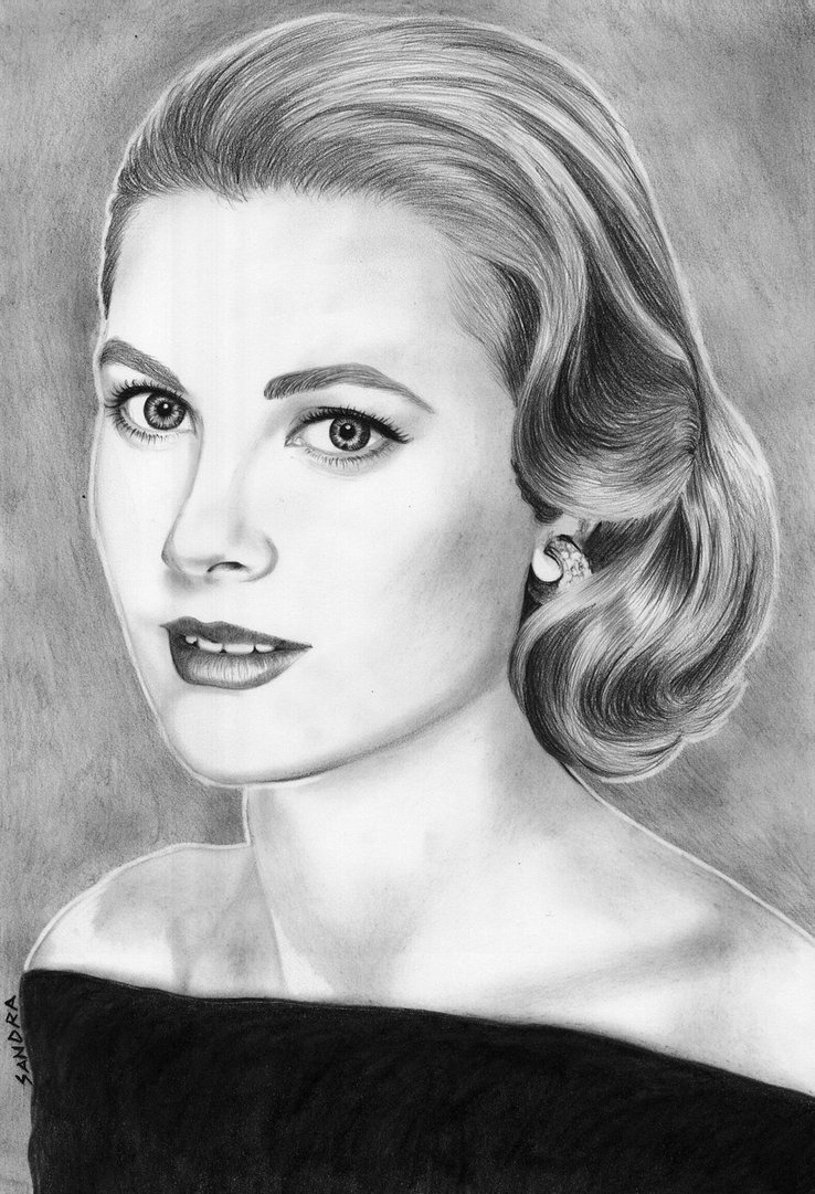Grace Kelly Pic Drawing