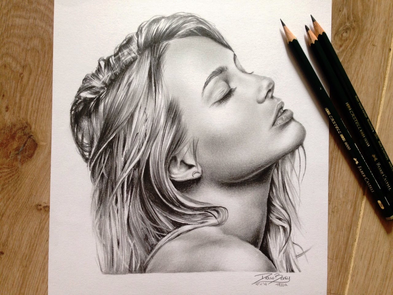 Graphite Beautiful Image Drawing