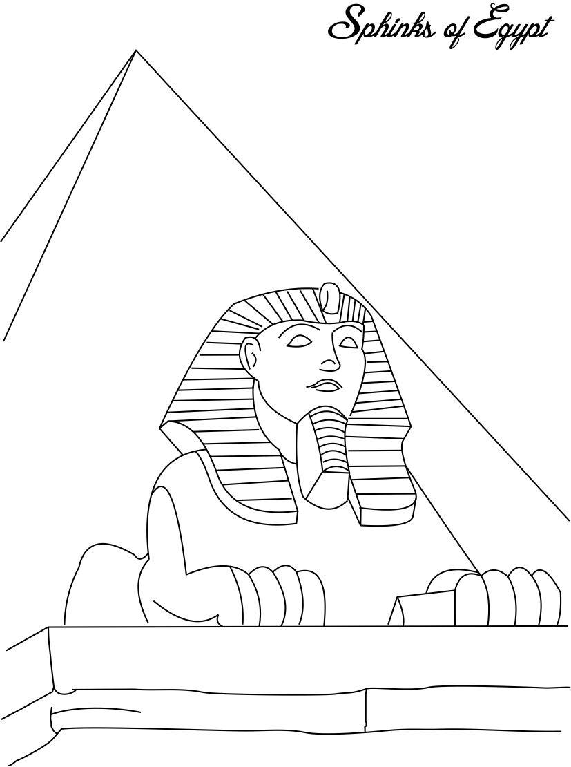 Great Sphinx of Giza Best Drawing