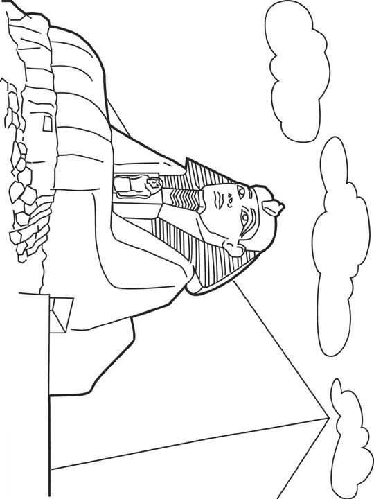 Great Sphinx of Giza Image Drawing