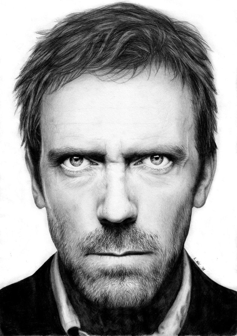 Gregory House Drawing Pic