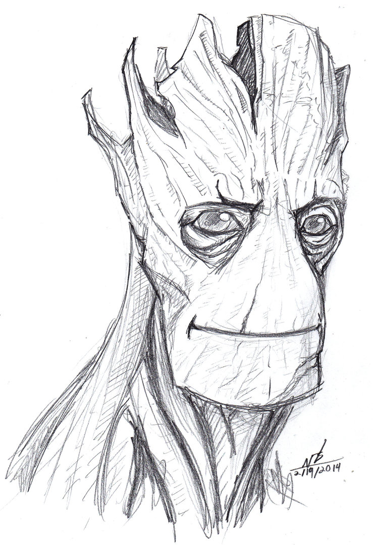 Groot Drawing Image